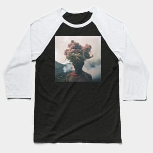 Volcano god Baseball T-Shirt